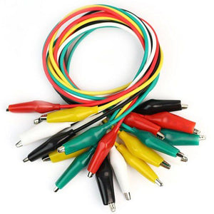 Crocodile Clip Test Leads (Pack of 10)