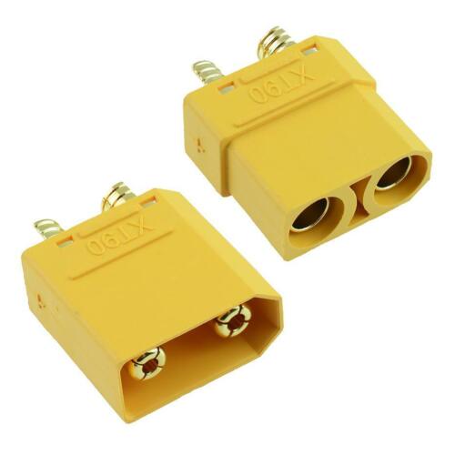 90A 600V XT90 Style High Current DC Connector (Pair) XT90 Connector Rapid Robotics Australia