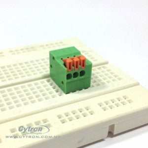 PCB Mount Spring Terminal 3 Way (Side Entry)