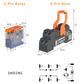 12VDC 8A DPDT Relay With DIN RAIL Base