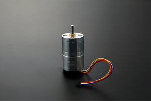 Brushless 25D DC Motor with Encoder 12V 159RPM (Built-In Motor Driver)