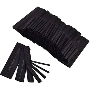 127 Piece Black Heatshrink Assortment Kit (2:1 Shrink Ratio)