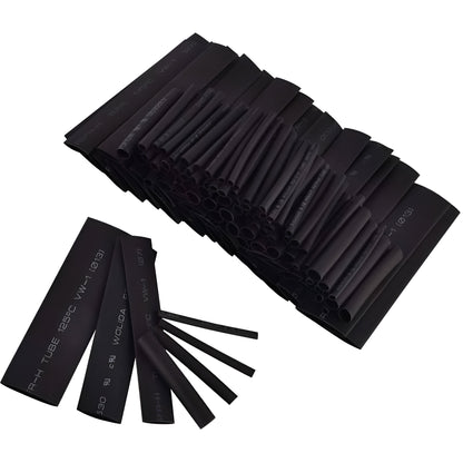 127 Piece Black Heatshrink Assortment Kit (2:1 Shrink Ratio)