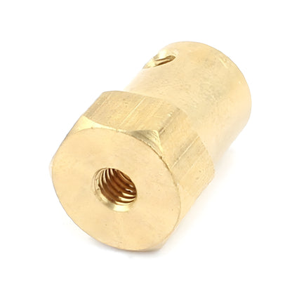 Brass Hex Wheel Hub Adapter (4mm)