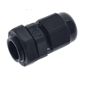 PG7 Black IP68 Nylon Cable Gland