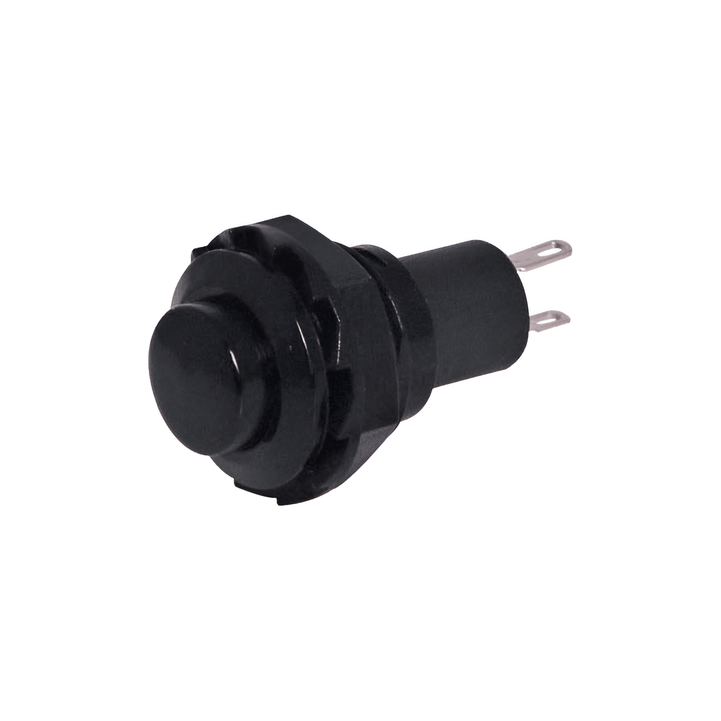 SPST Momentary Push Button (Black)