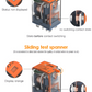 12VDC 12A DPDT Relay With DIN RAIL Base