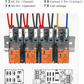 12VDC 12A DPDT Relay With DIN RAIL Base