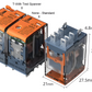 12VDC 12A DPDT Relay With DIN RAIL Base