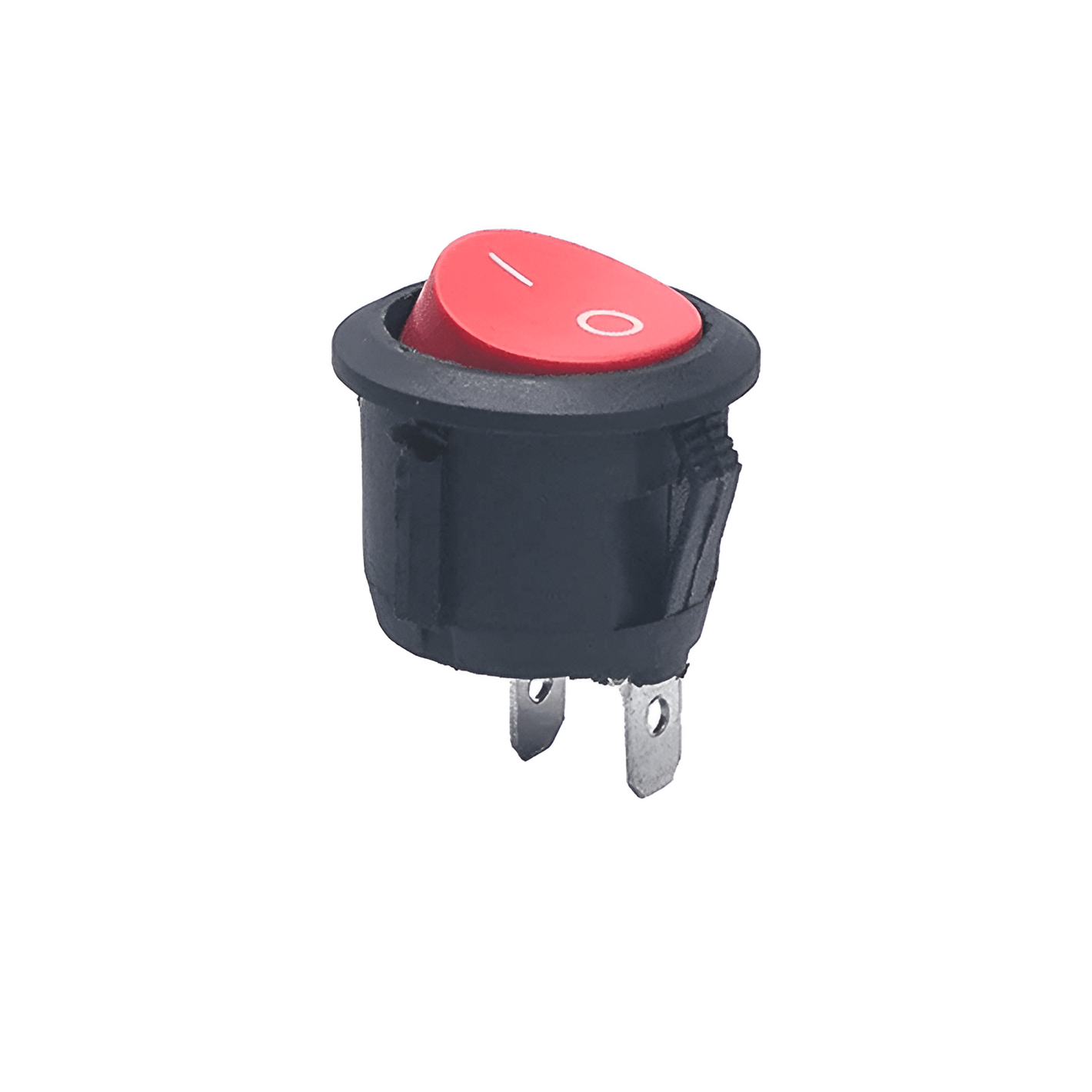 SPST 2-Pin Round Rocker Switch 6A/250V