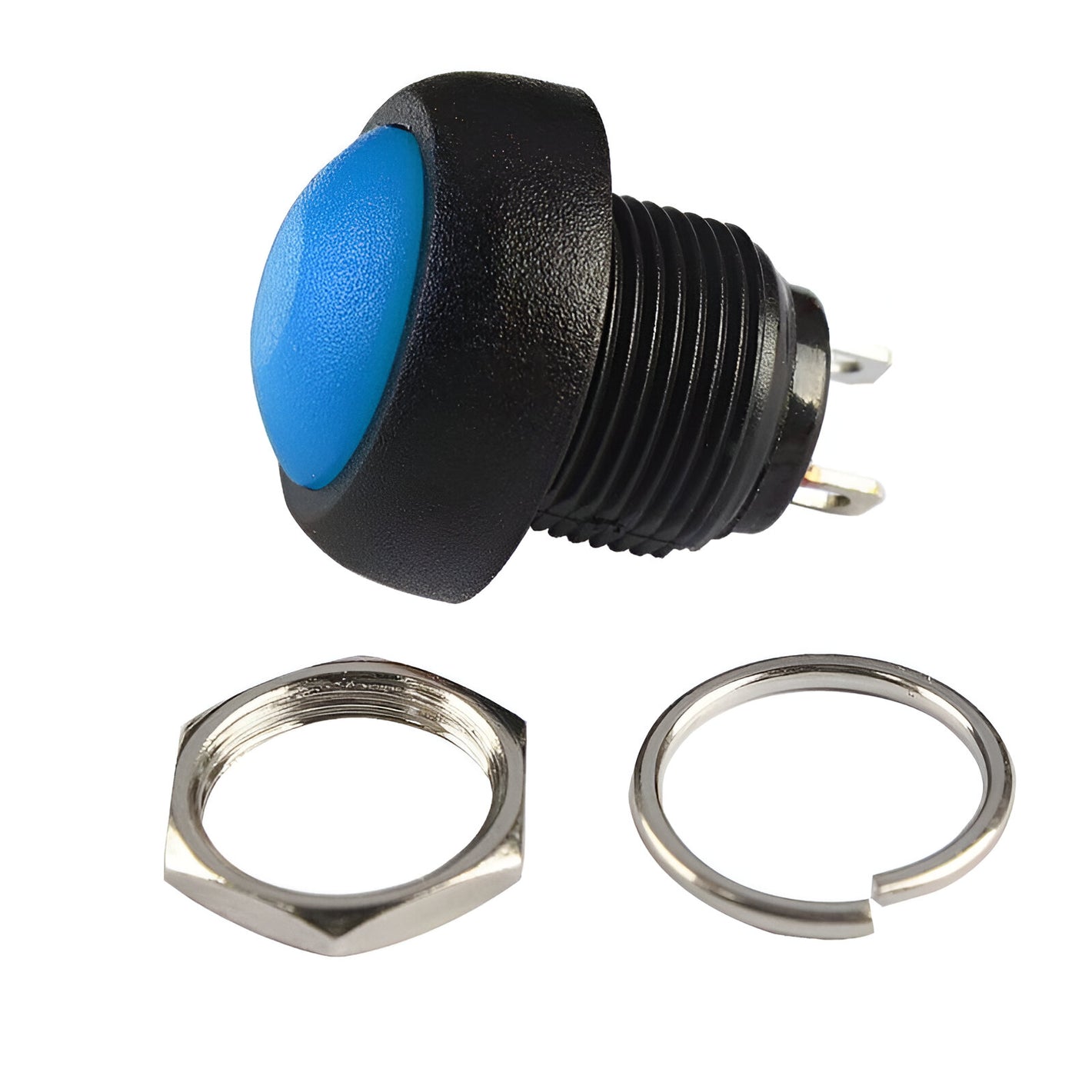 12mm Momentary Push Button - Blue