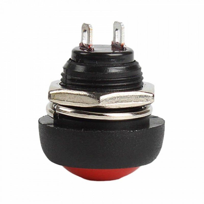 12mm Momentary Red Push Button