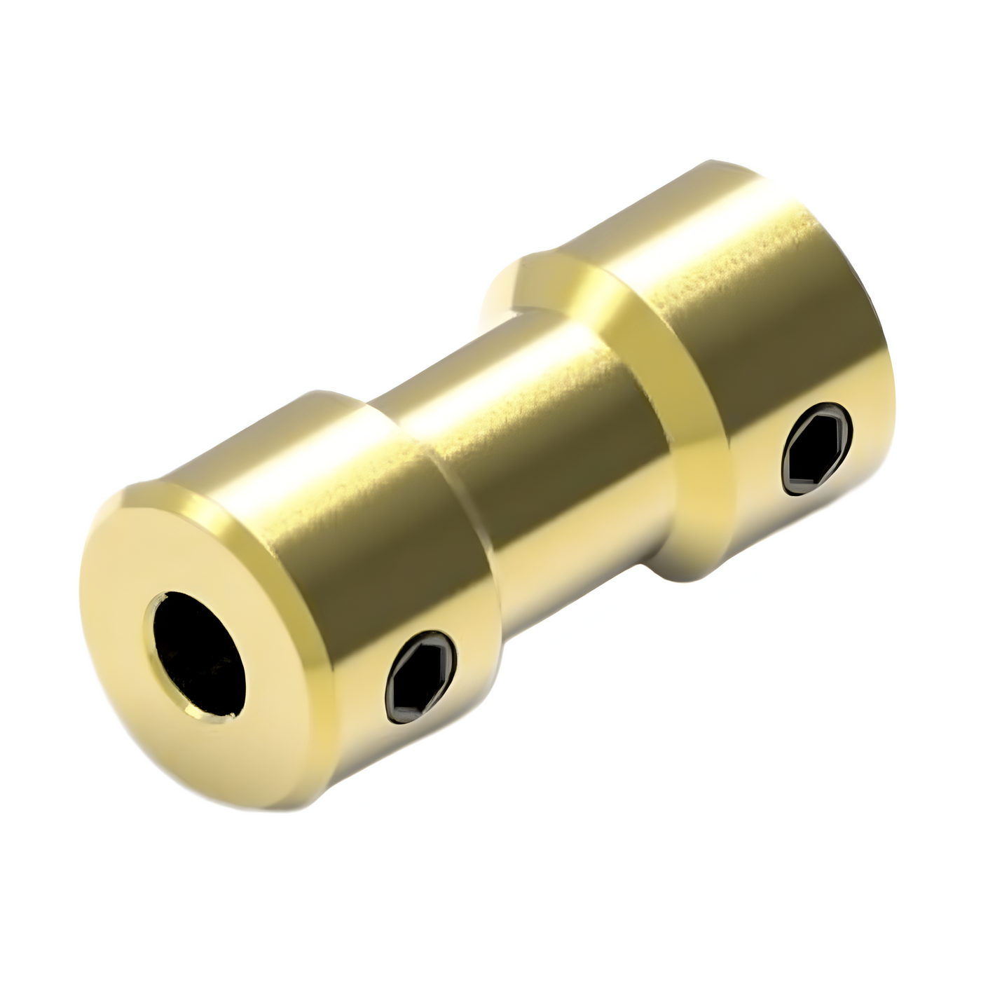 Brass Motor Shaft Coupling Connector (6mm)