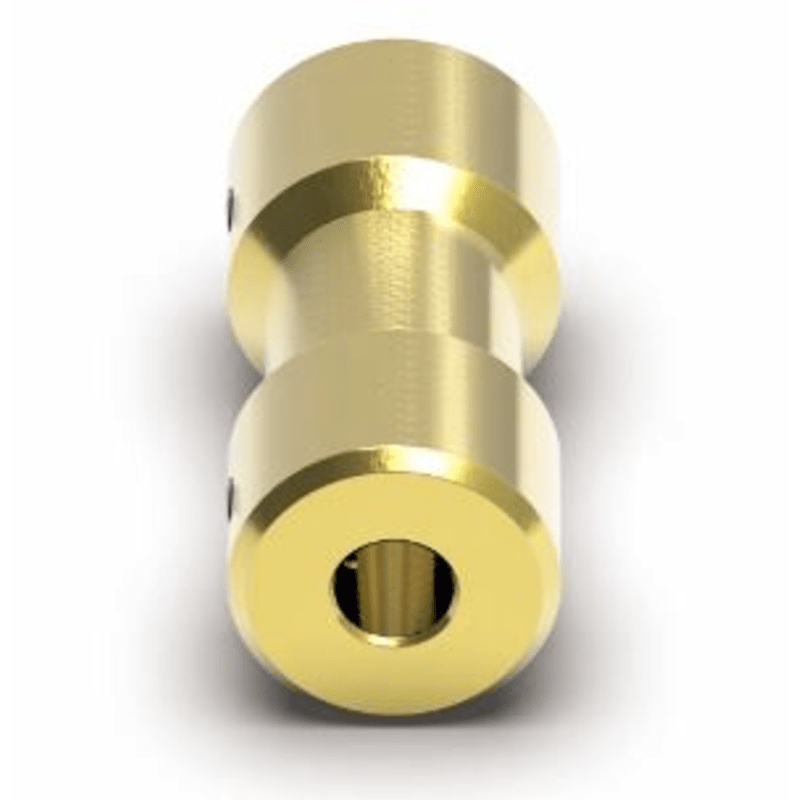 Brass Motor Shaft Coupling Connector (6mm) Hub Adapter Rapid
