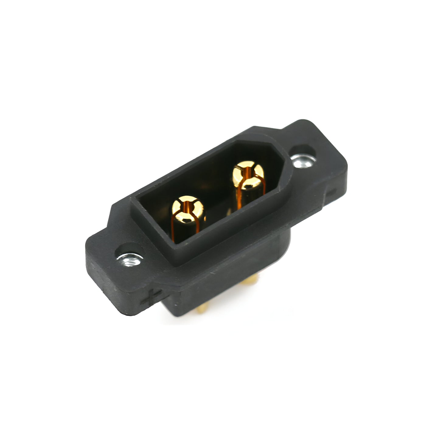 60A 600V XT60E-M Mountable High Current DC Connector (Black)