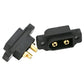 60A 600V XT60E-M Mountable High Current DC Connector (Black)