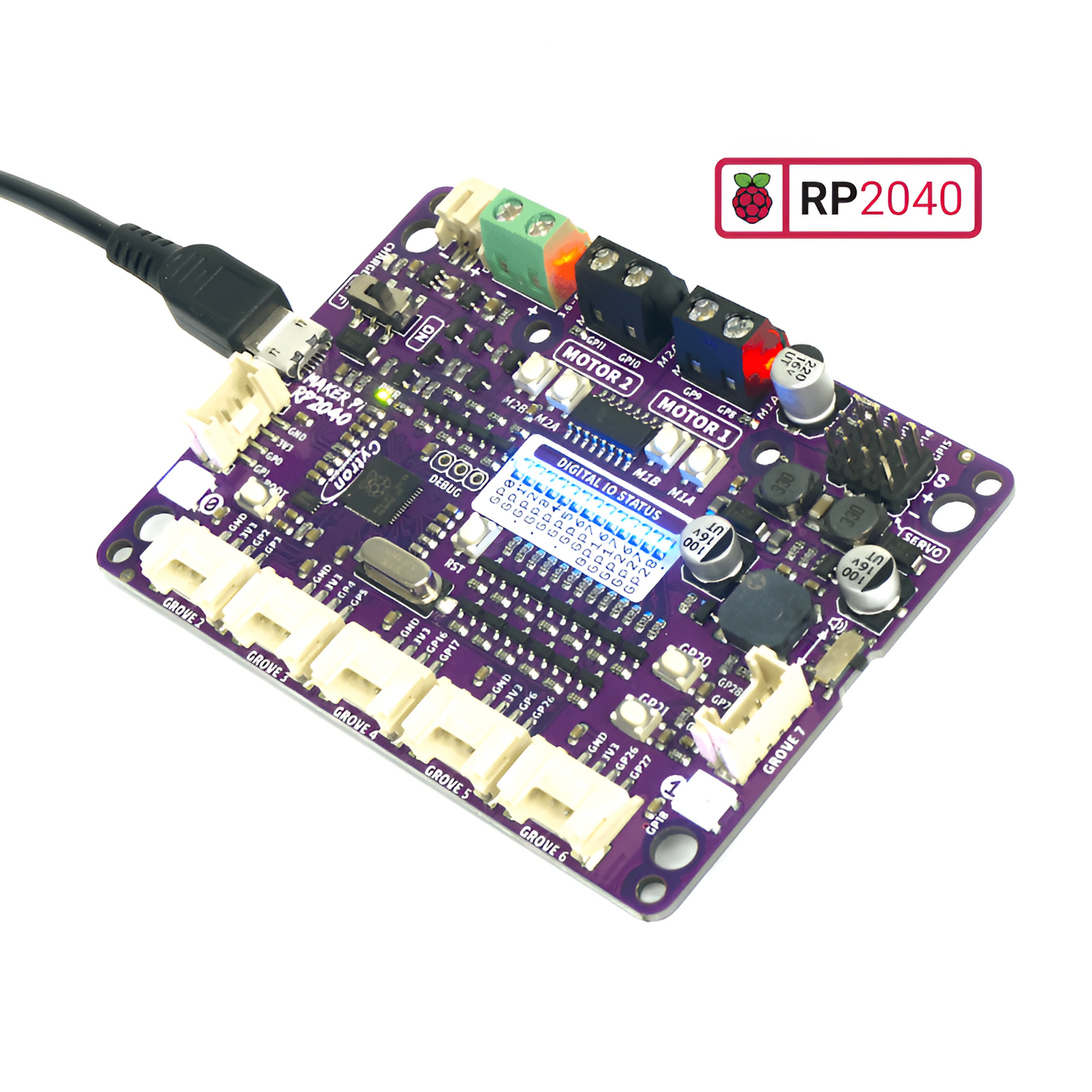 Maker Pi RP2040 : Simplifying Robotics with Raspberry Pi® RP2040