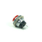 SPST Red Push On Pushbutton Switch