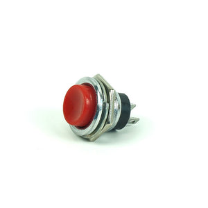 SPST Red Push On Pushbutton Switch